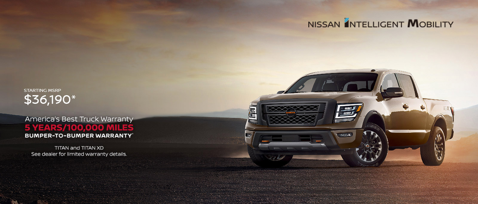 2020 NIssan Titan in the canyon