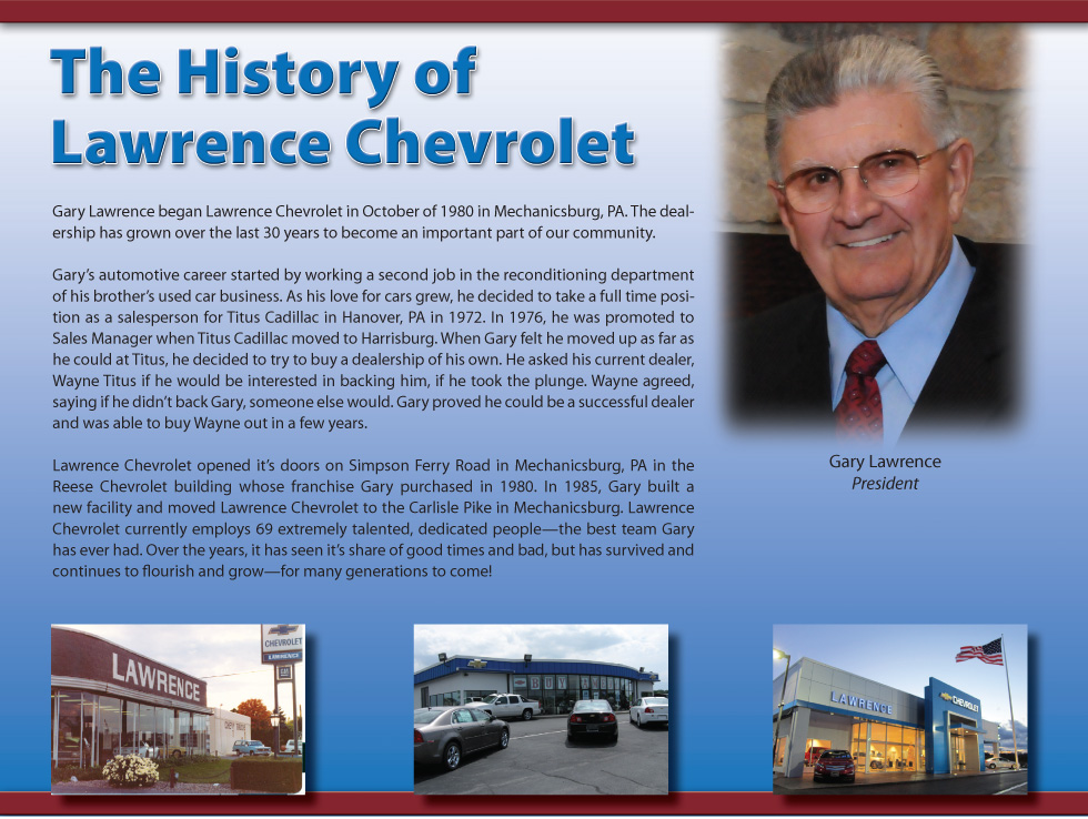 The History of Lawrence Chevrolet