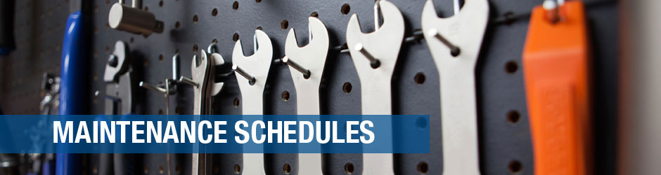Maintenance Schedules