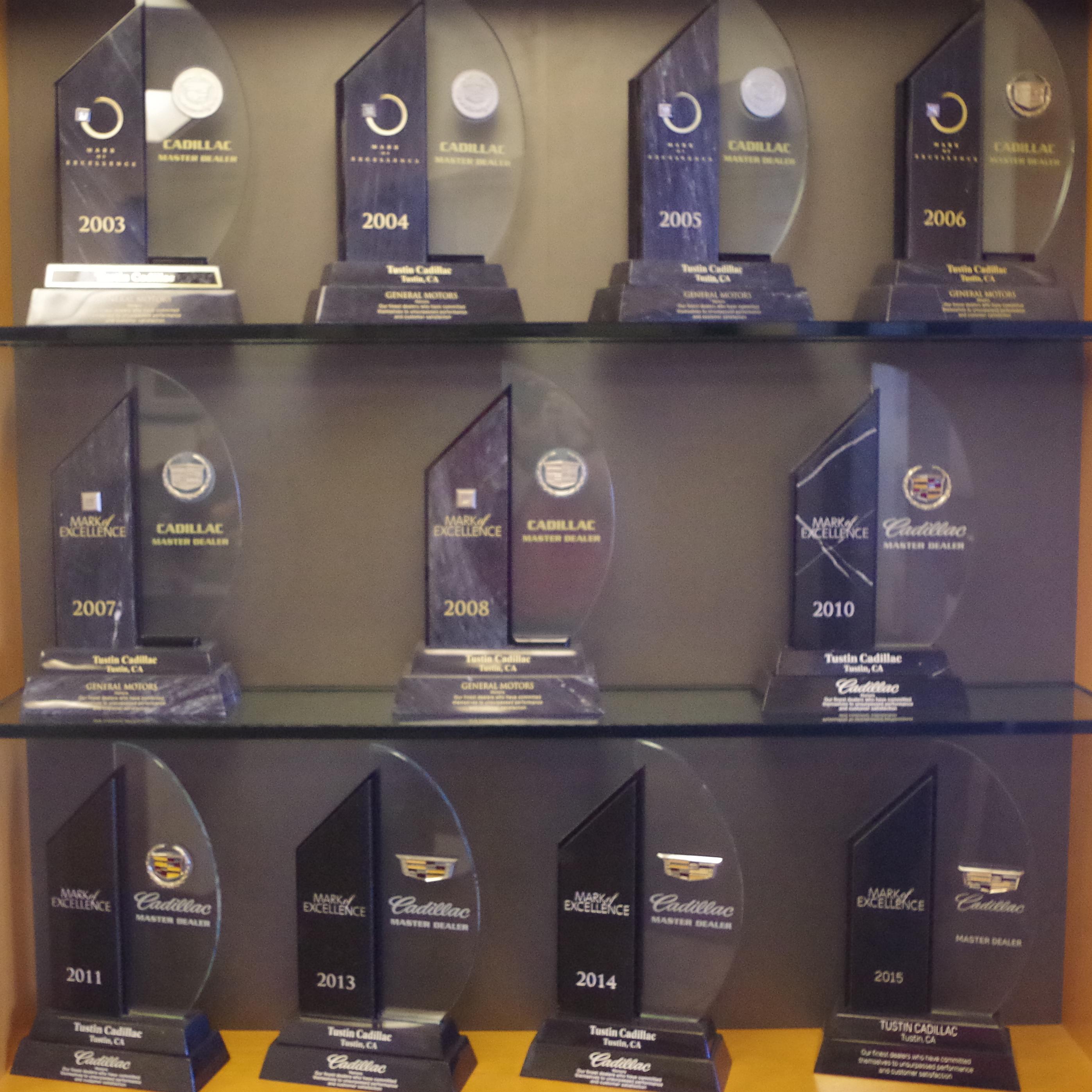  Cadillac Master Dealer Mark of Excellence Awards 