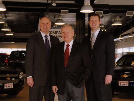 Three Generations: Steve Howard, Dale Howard, Tony Howard