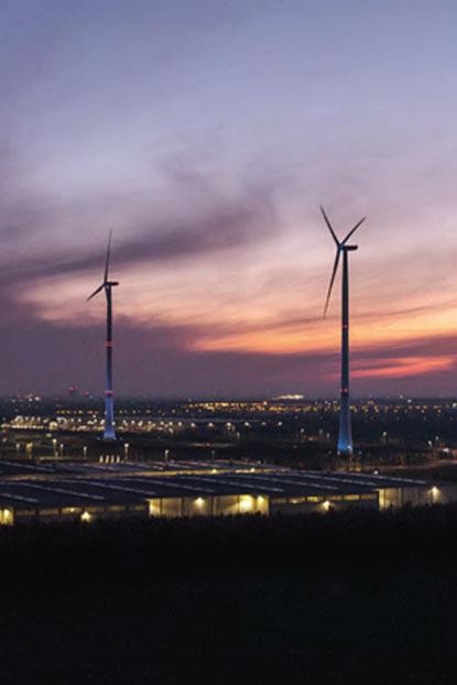 Photo of windmills 
