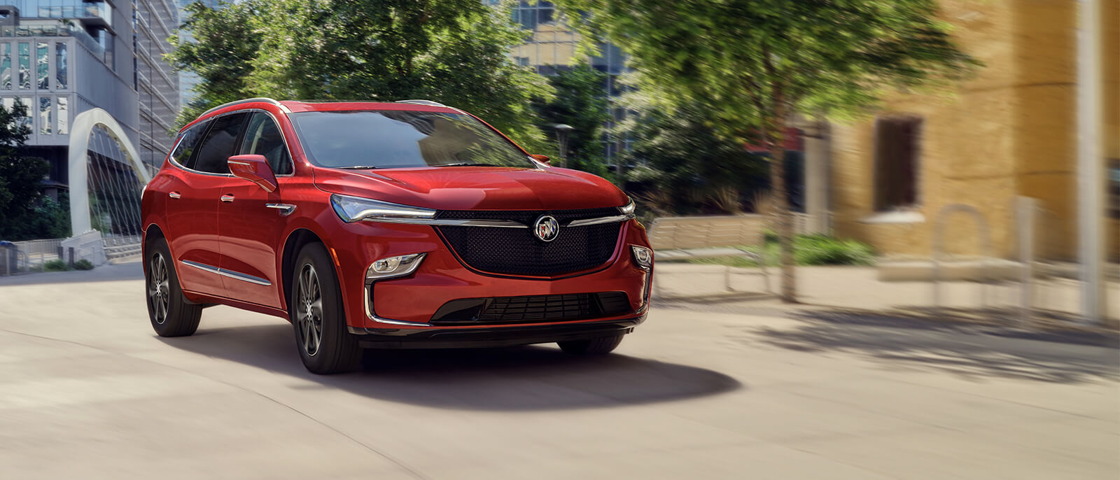2022 Enclave driving on the road