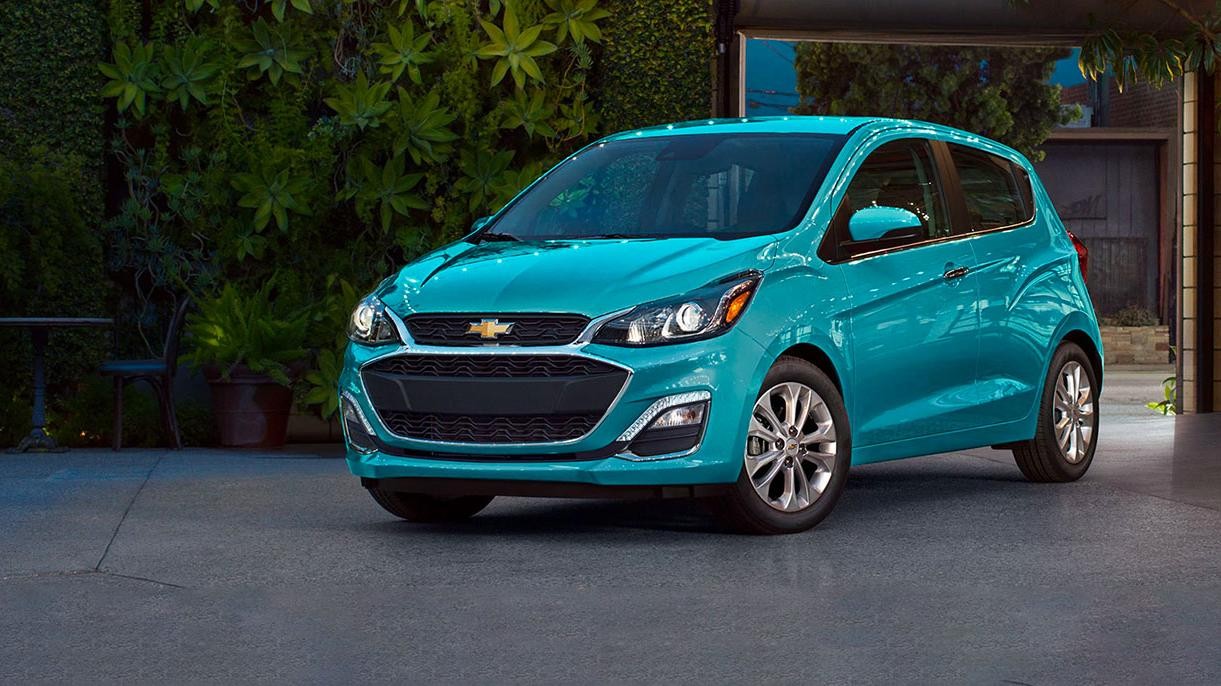 Chevy Spark Parked outside a house