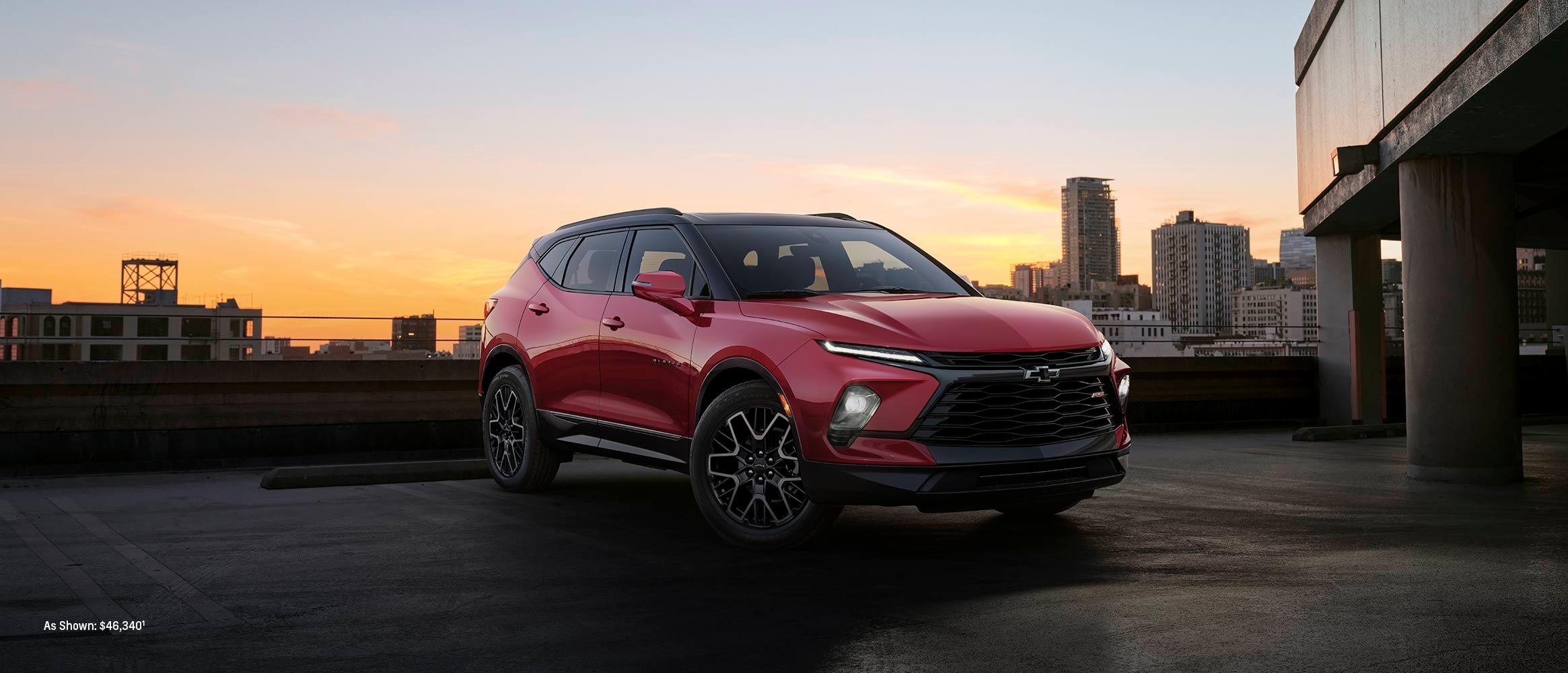 2024 Chevrolet is parked in the parking.