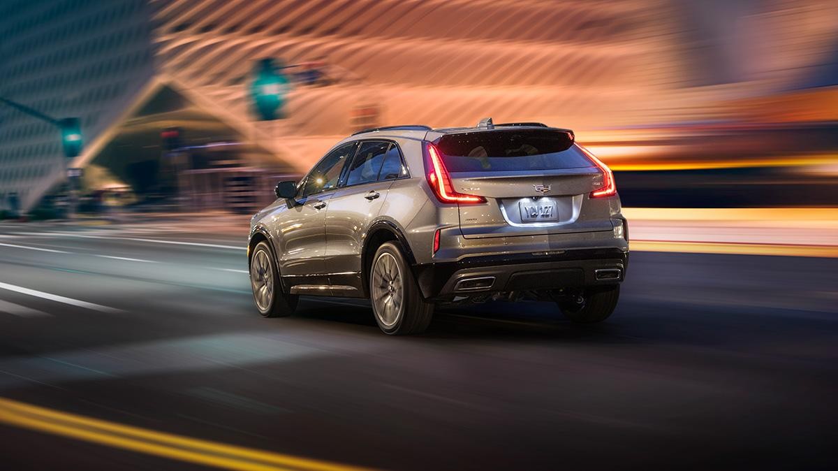 The Cadillac XT4 Zipping Through the City Streets The Cadillac XT4 Zipping Through the City Streets