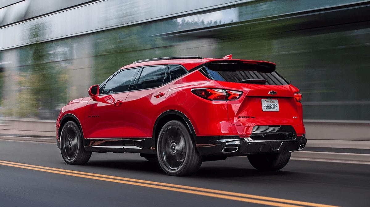 Red Chevrolet Blazer 2020