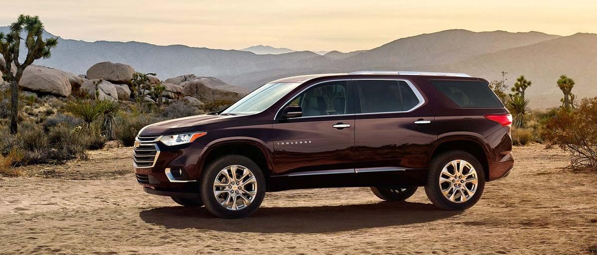 Chevrolet Traverse in desert