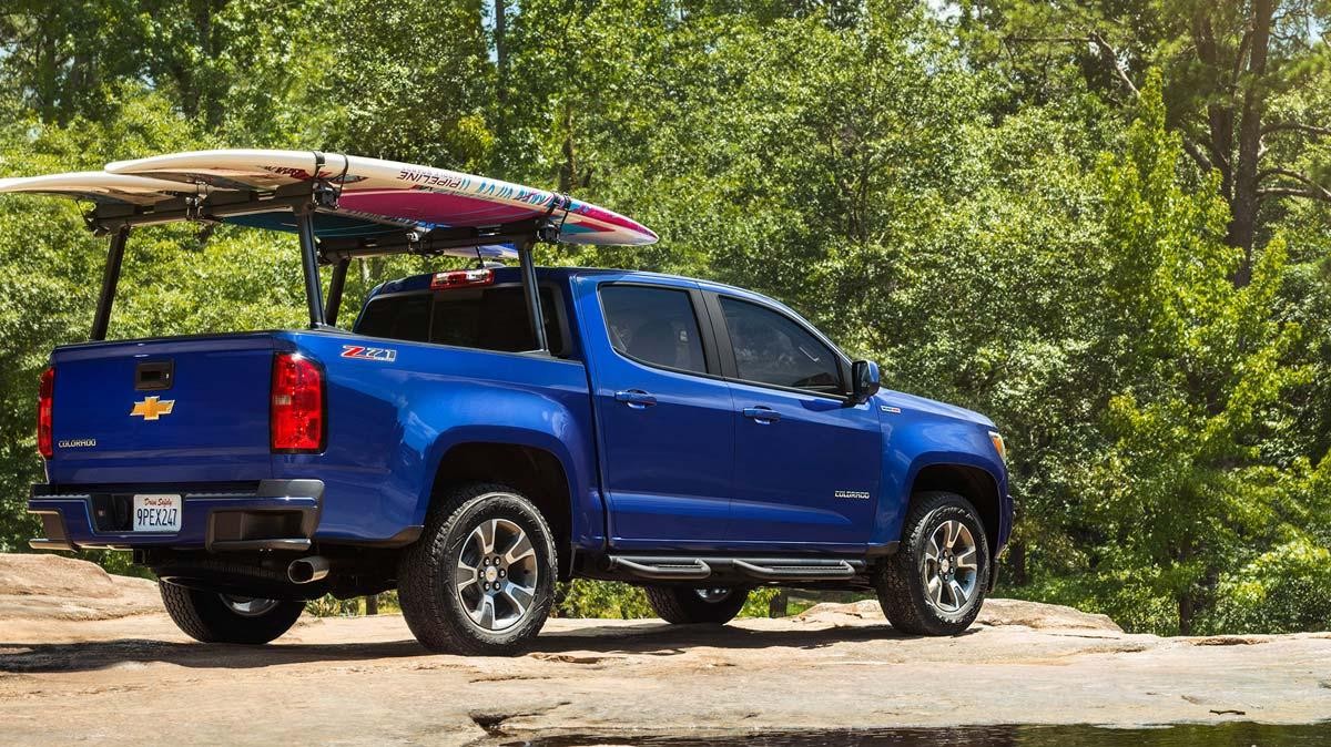 Chevrolet Colorado outdoors.
