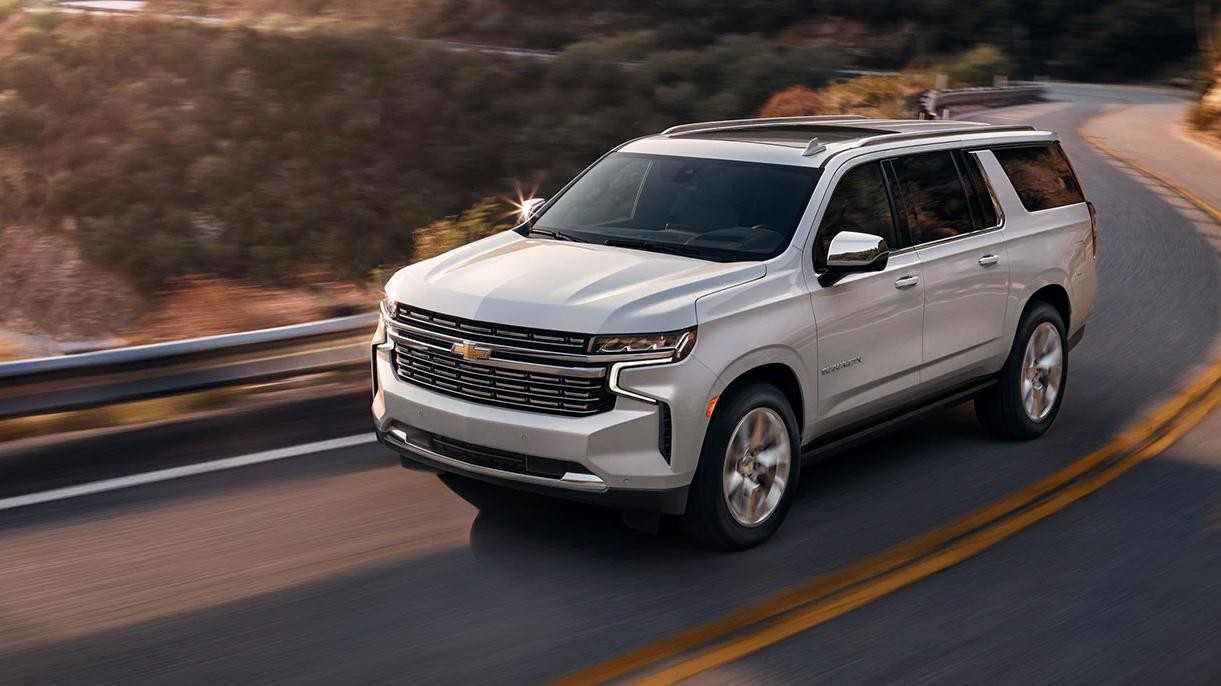 Chevy Suburban on a Highway