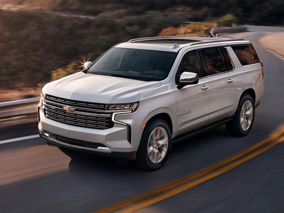 Chevy Suburban on a Highway