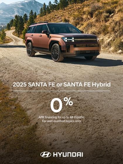 2025 Hyundai Santa Fe  APR Offer