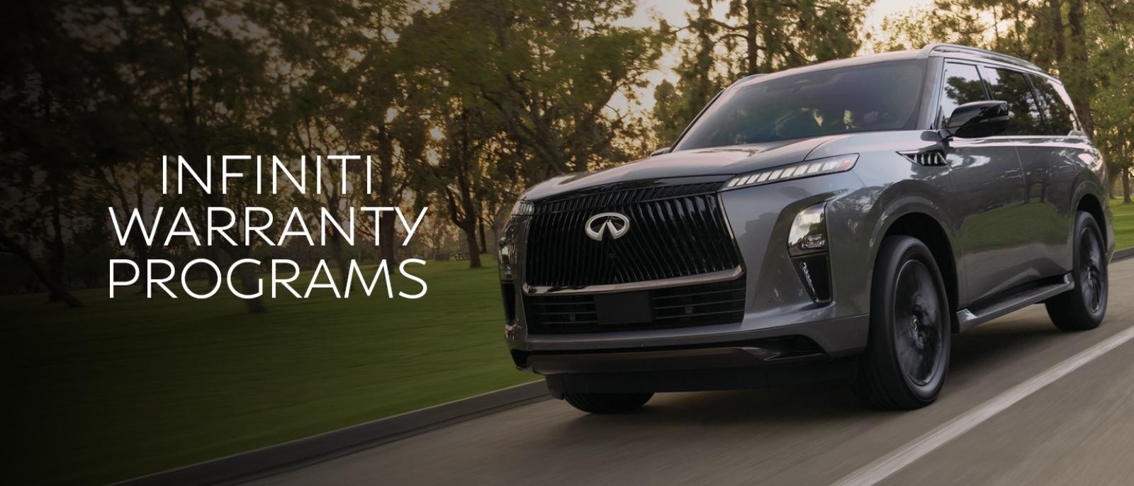 INFINITI Warranty Programs - QX80 Shown