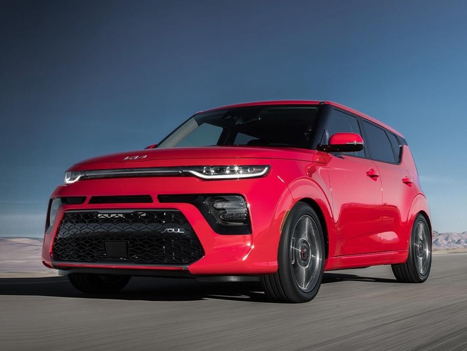 Red 2022 Kia Soul Hero