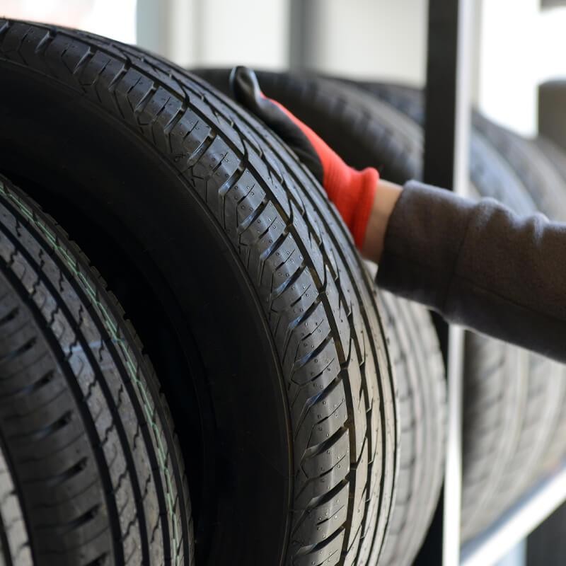 New Tires at tire store