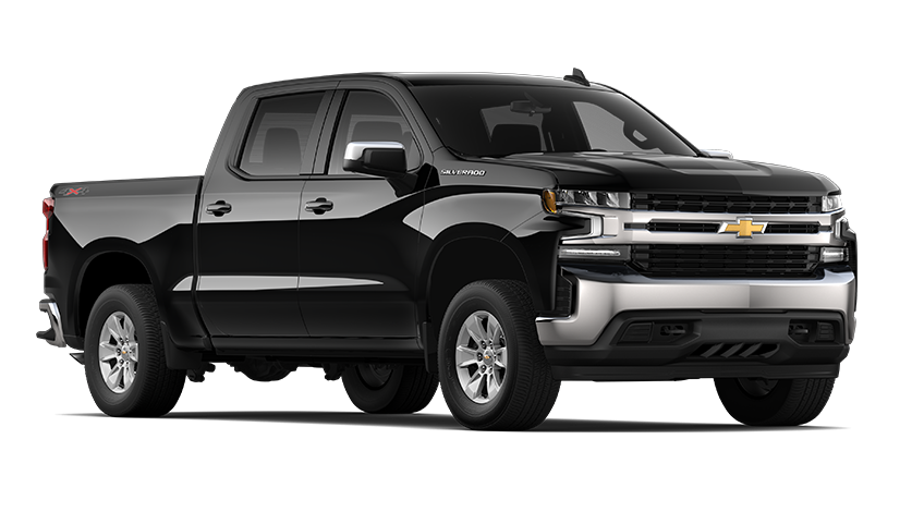 2021 Chevrolet Silverado 1500 Crew Box Short Box LT Black
