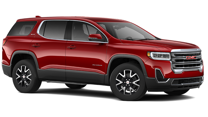 2021 GMC Acadia SLE Jelly Cayenne Red 