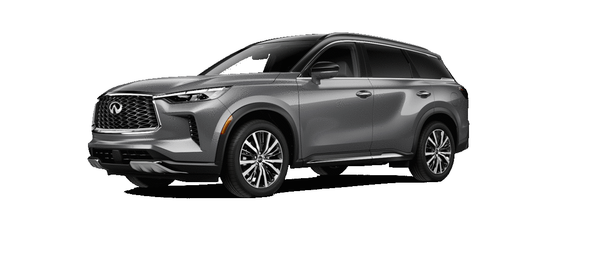 360 Rotation of a 2-Tone Grey & Black INFINITI QX60