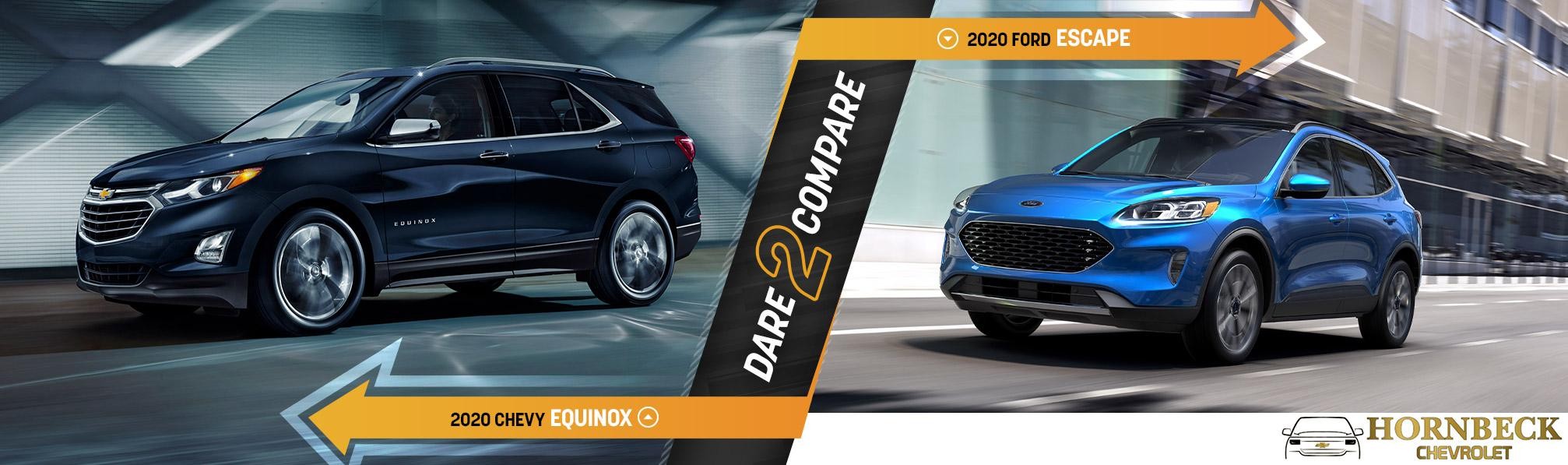 2020 Chevrolet Equinox vs. 2020 Ford Escape | Forest City, PA