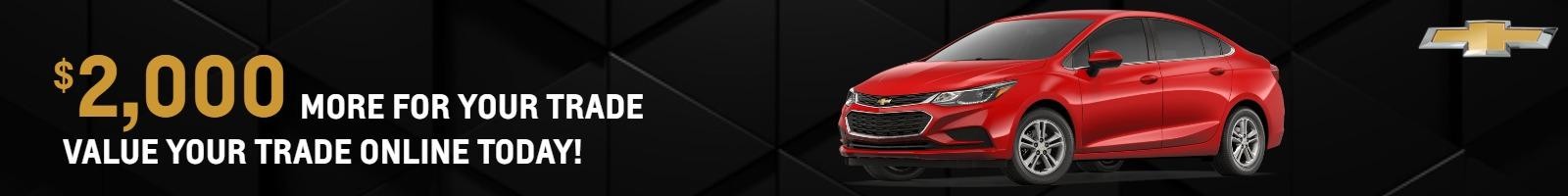 $2,000 More for Your Trade - Value Your Trade Online Today!
