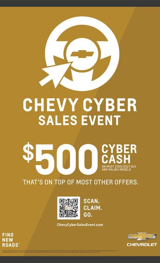 Shop New Chevy Models during Chevrolet Cyber Sales Event at Doug Smith Chevy Dealer in Utah