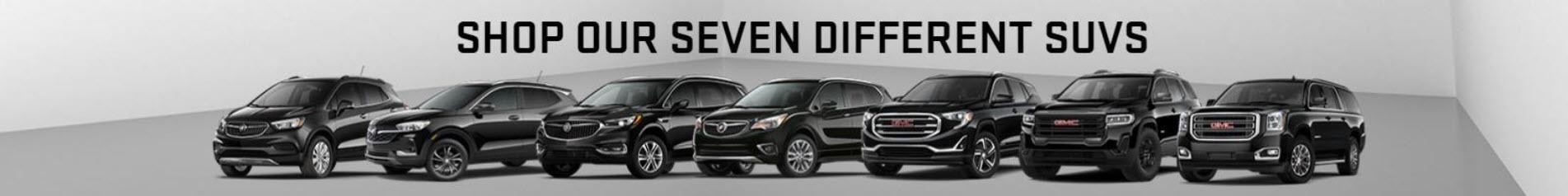 Shop Our Seven Different SUVs