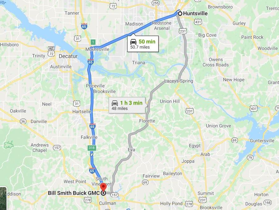 Bill Smith is a short drive from Huntsville