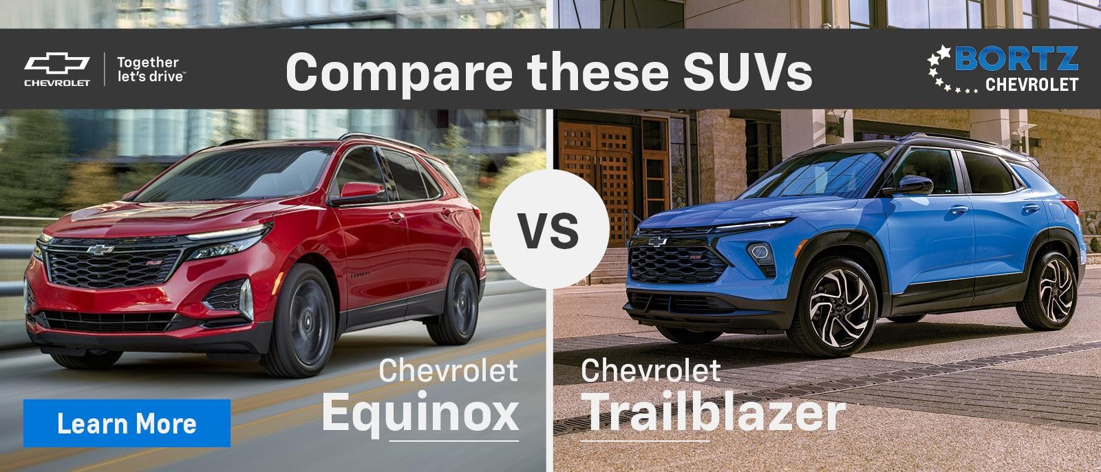 2024 Chevrolet Equinox vs Chevrolet Traverse