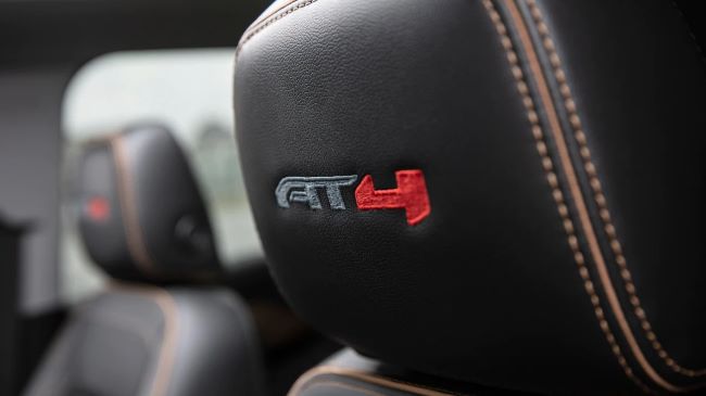 2022 GMC Terrain AT4 badging on seats