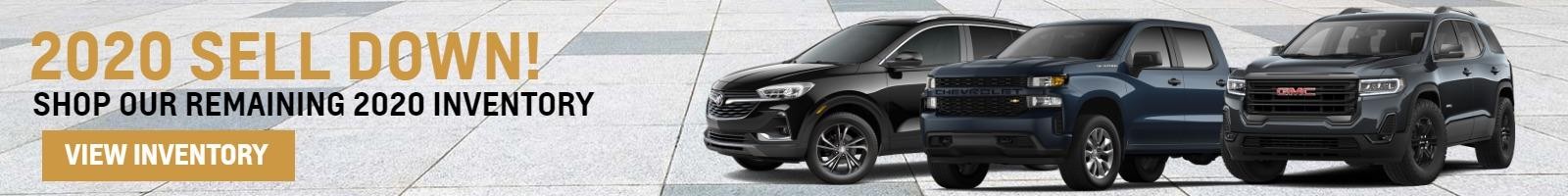 2020 Sell Down! Shop Our Remaining 2020 Inventory