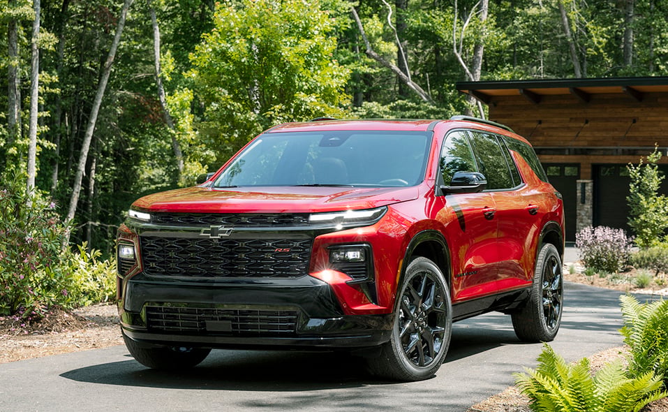 2024 Red Chevy Traverse