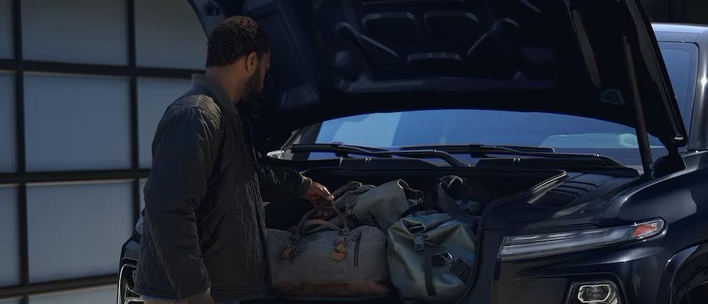 Silverado EV front trunk for additional storage