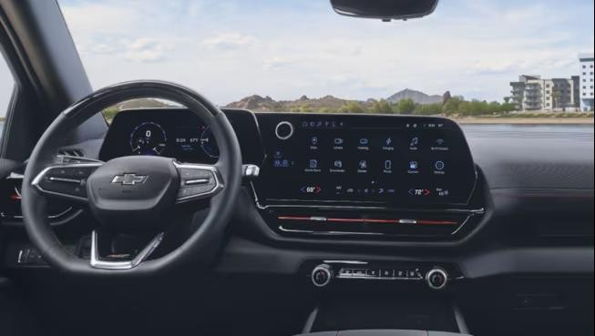 Silverado EV Dashboard and Touchscreen