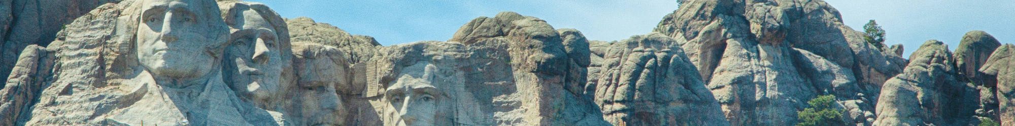 Mount Rushmore In Spring