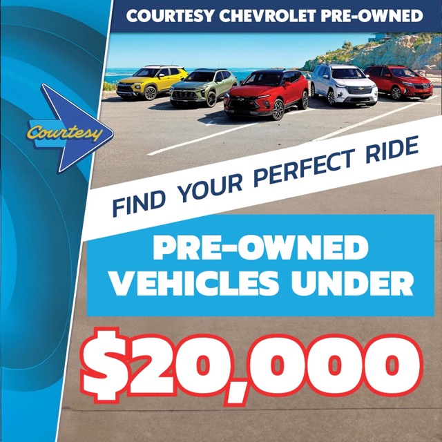 Vehicles Under $20,000