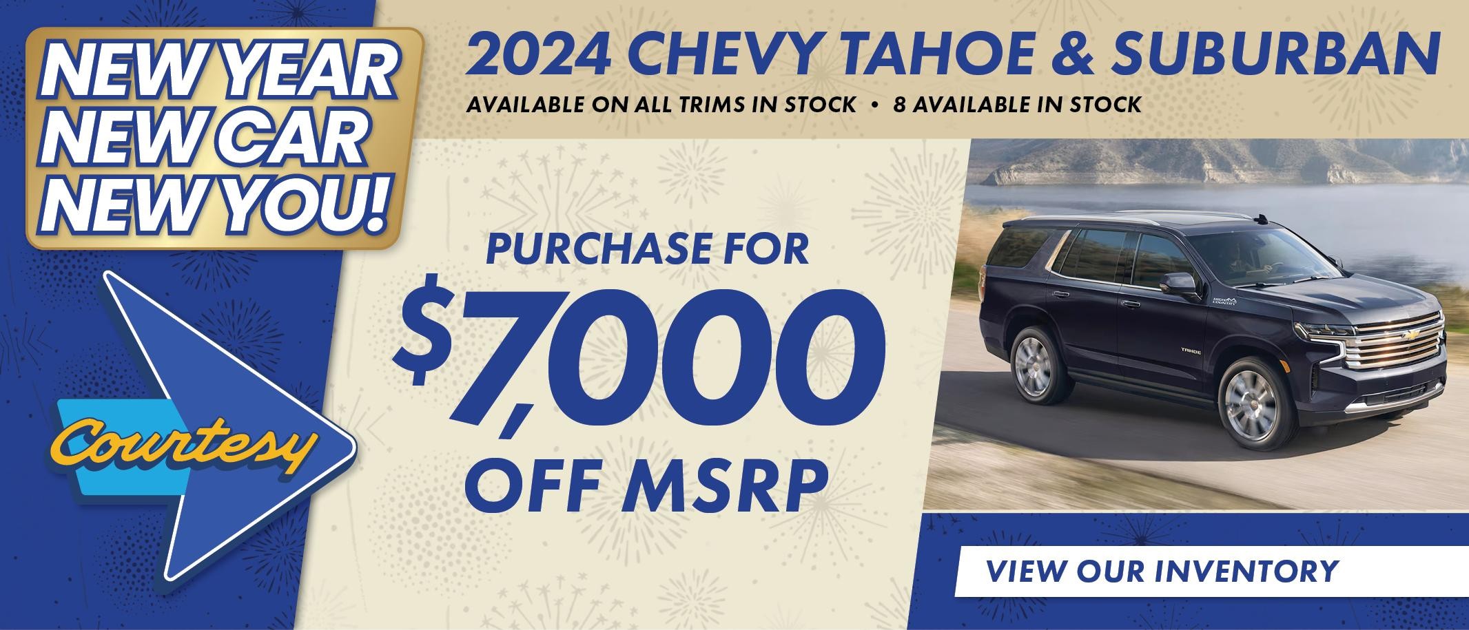 2024 Chevy Tahoe and Suburban Special