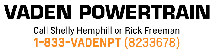 Call Shelly Hemphill or Rick Freeman at 1-833-VADENPT (8233678)