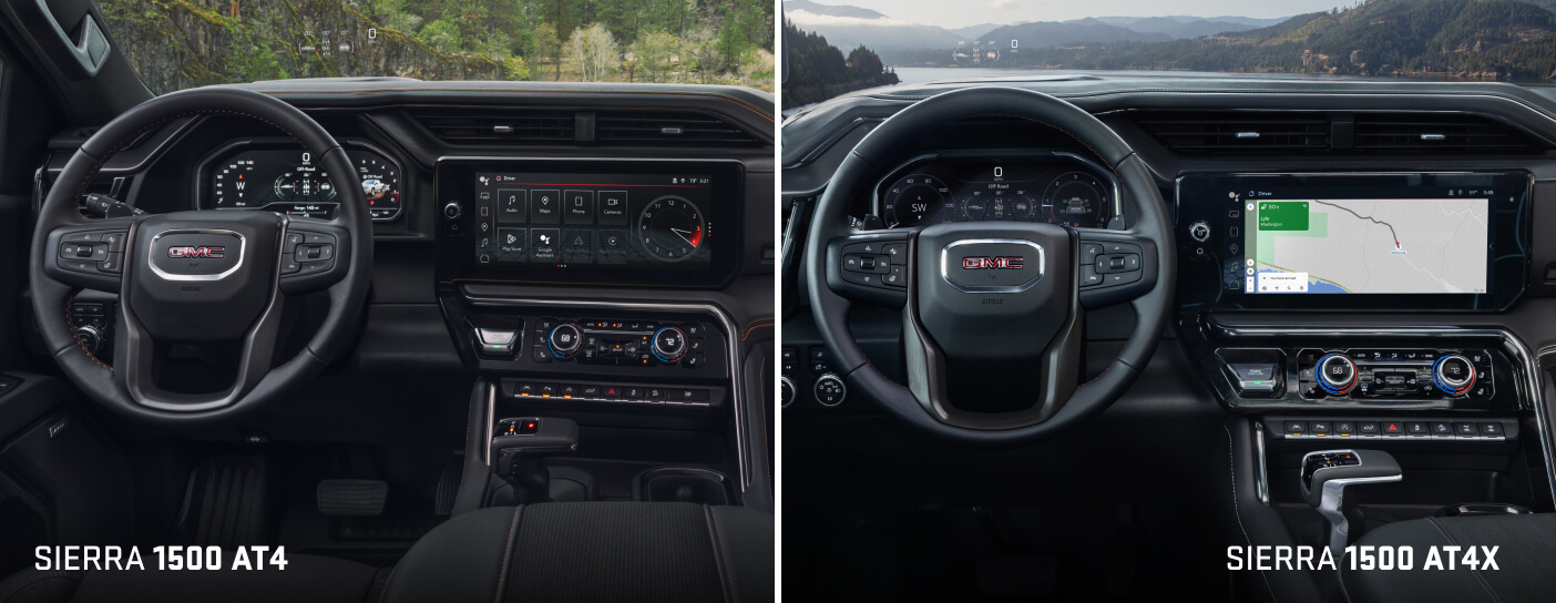 GMC Sierra 1500 AT4 vs. AT4X Safety