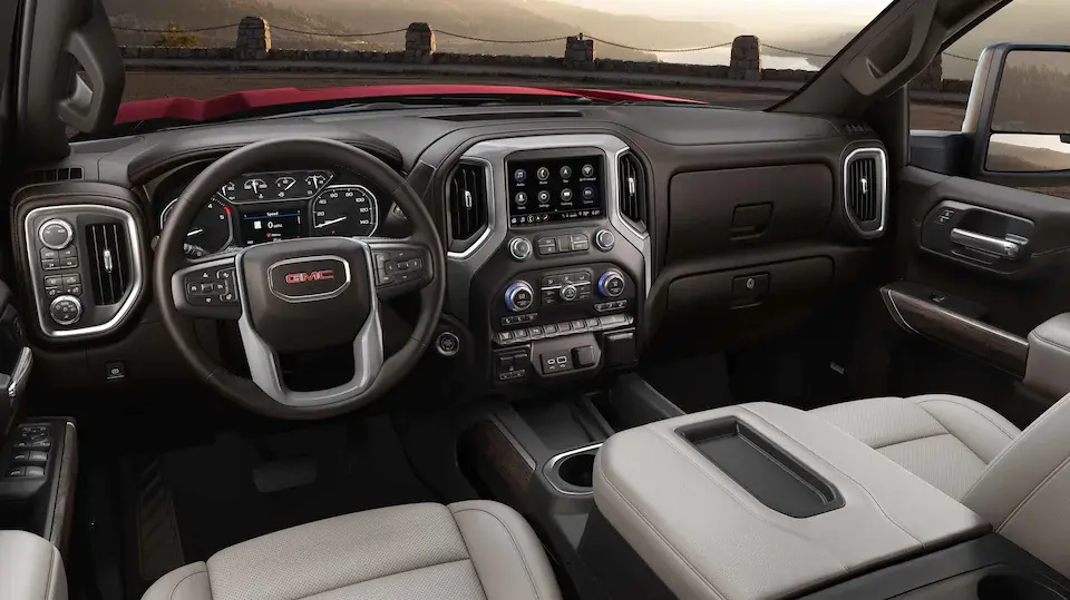 2021 Sierra 3500 interior