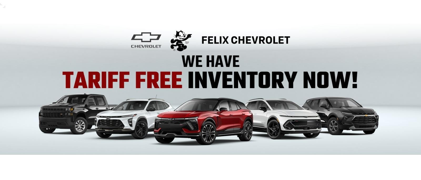We have Tariff Free Inventory Now