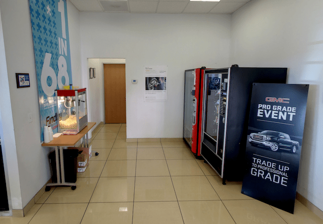 Findlay Buick GMC Prescott Amenities Vending Machines Findlay Buick GMC Prescott Amenities Vending Machines