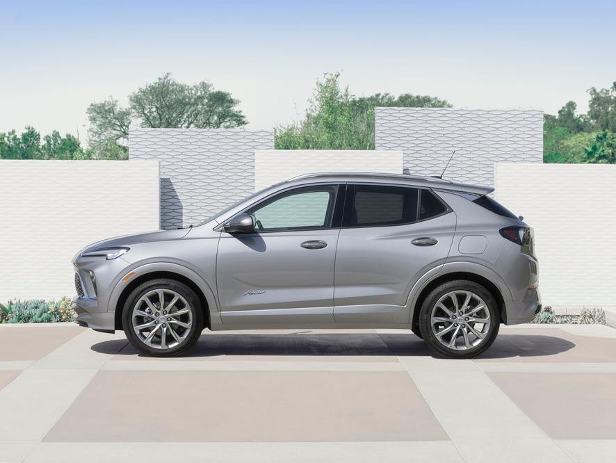 A new Buick Encore GX is parked.
