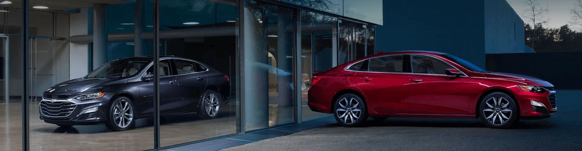 New Chevy Malibu Vehicles in Black and Red