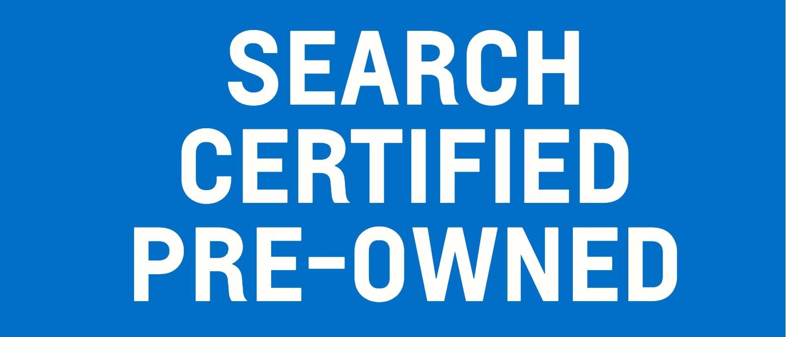 Search Certified Pre-Owned