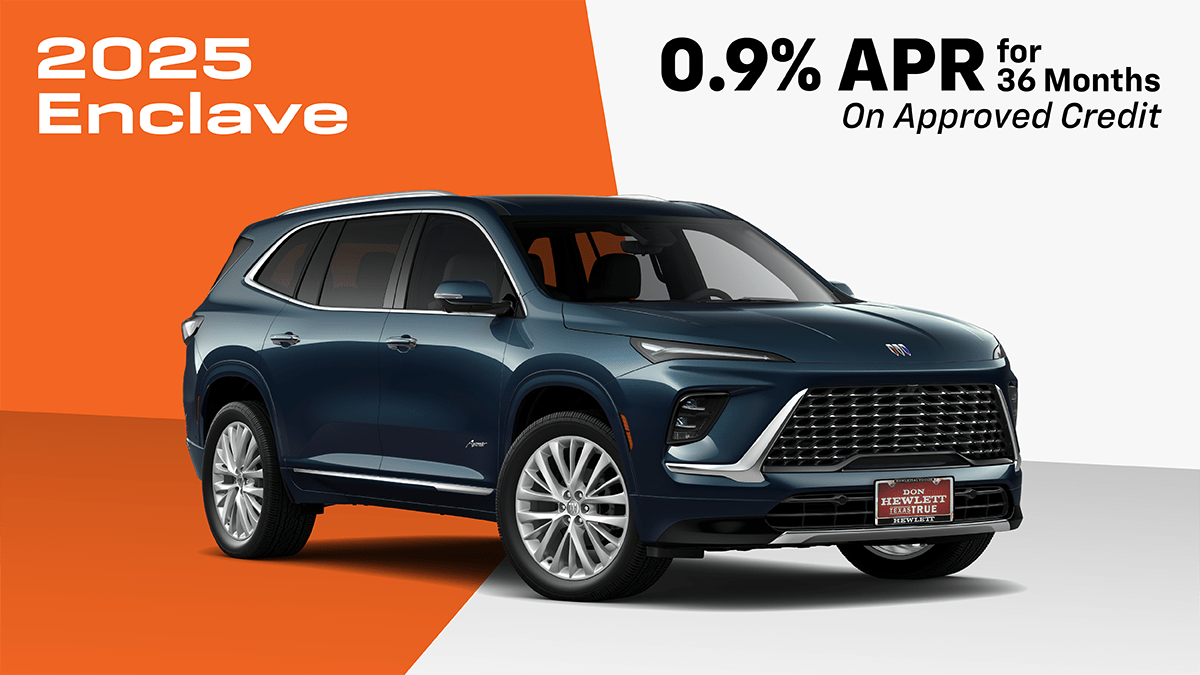 2025 Enclave 0.9% for 36 Months Financing, On Approved Credit