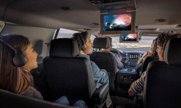 2019 Chevy Tahoe Interior and TV Screens