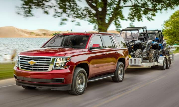 2019 Chevy Tahoe Towing ATVs