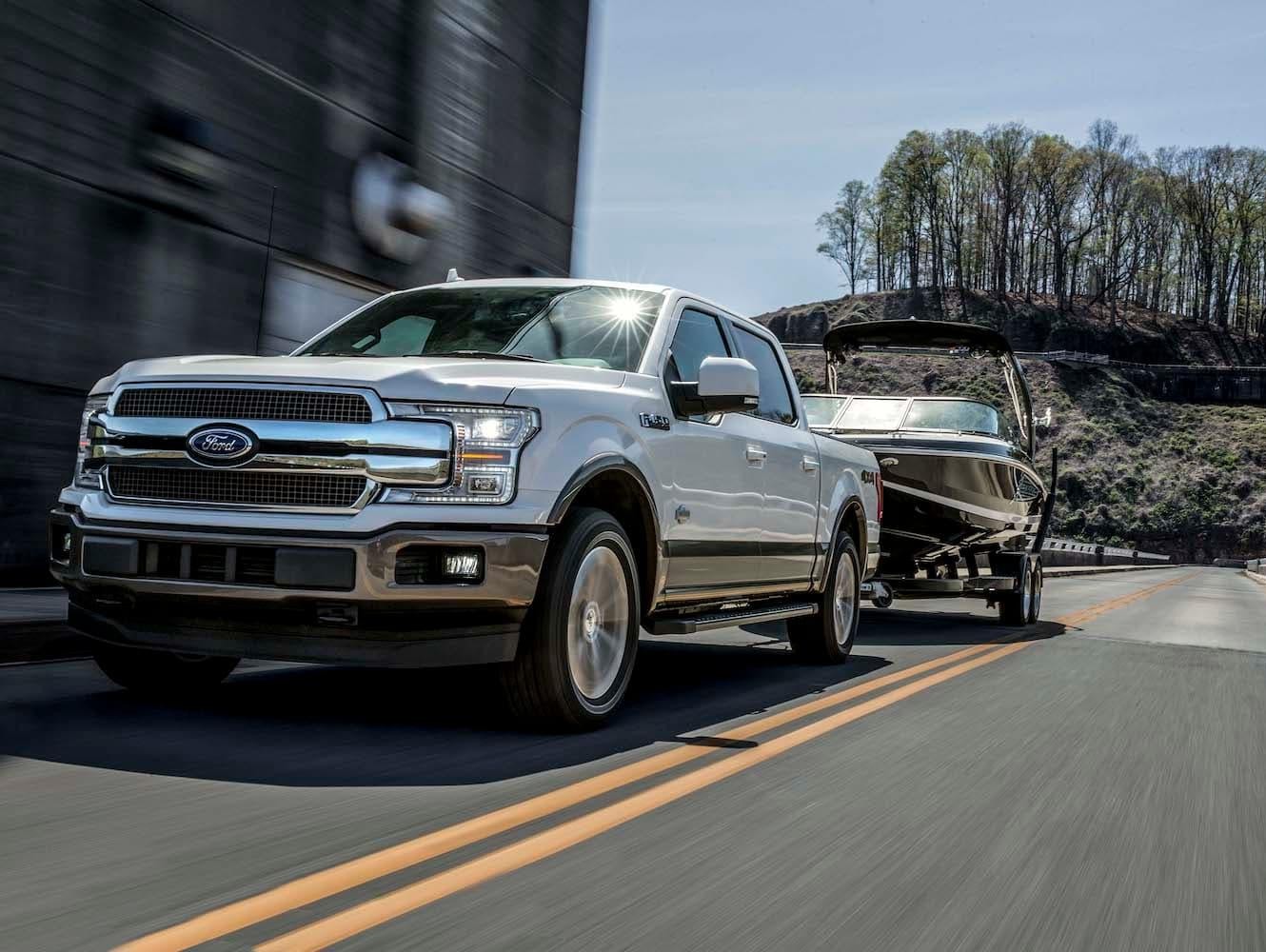 2019 Ford F-150 Towing A boat