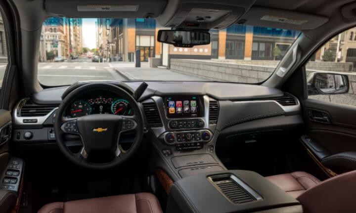 2019 Chevy Tahoe Leather Interior Dashboard