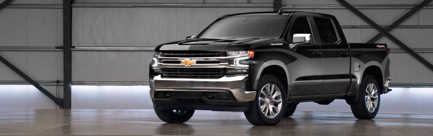 2019 Chevy Silverado 1500 LT All-Star Edition Parked in a Warehouse